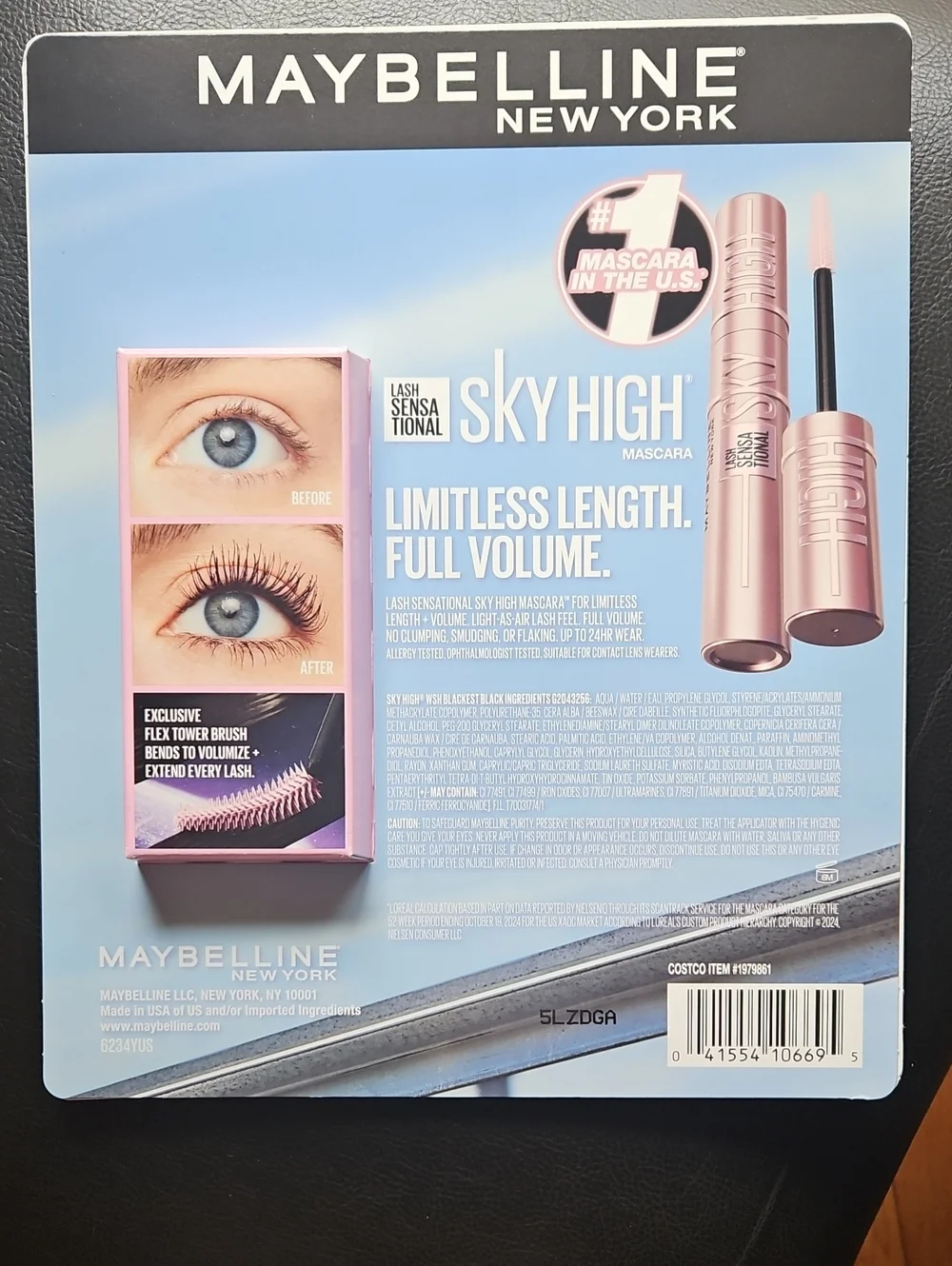 Maybelline New York Sky High Mascara Full Volume (3 pack)